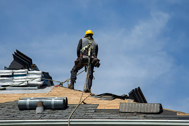 Professional Roofing technician working in Alhambra, CA